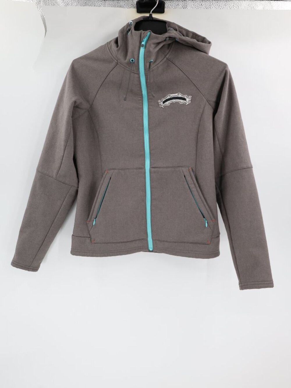 Simms Jacket Women Small Fishing Hooded Rogue Fleece Softshell Full Zip Pockets